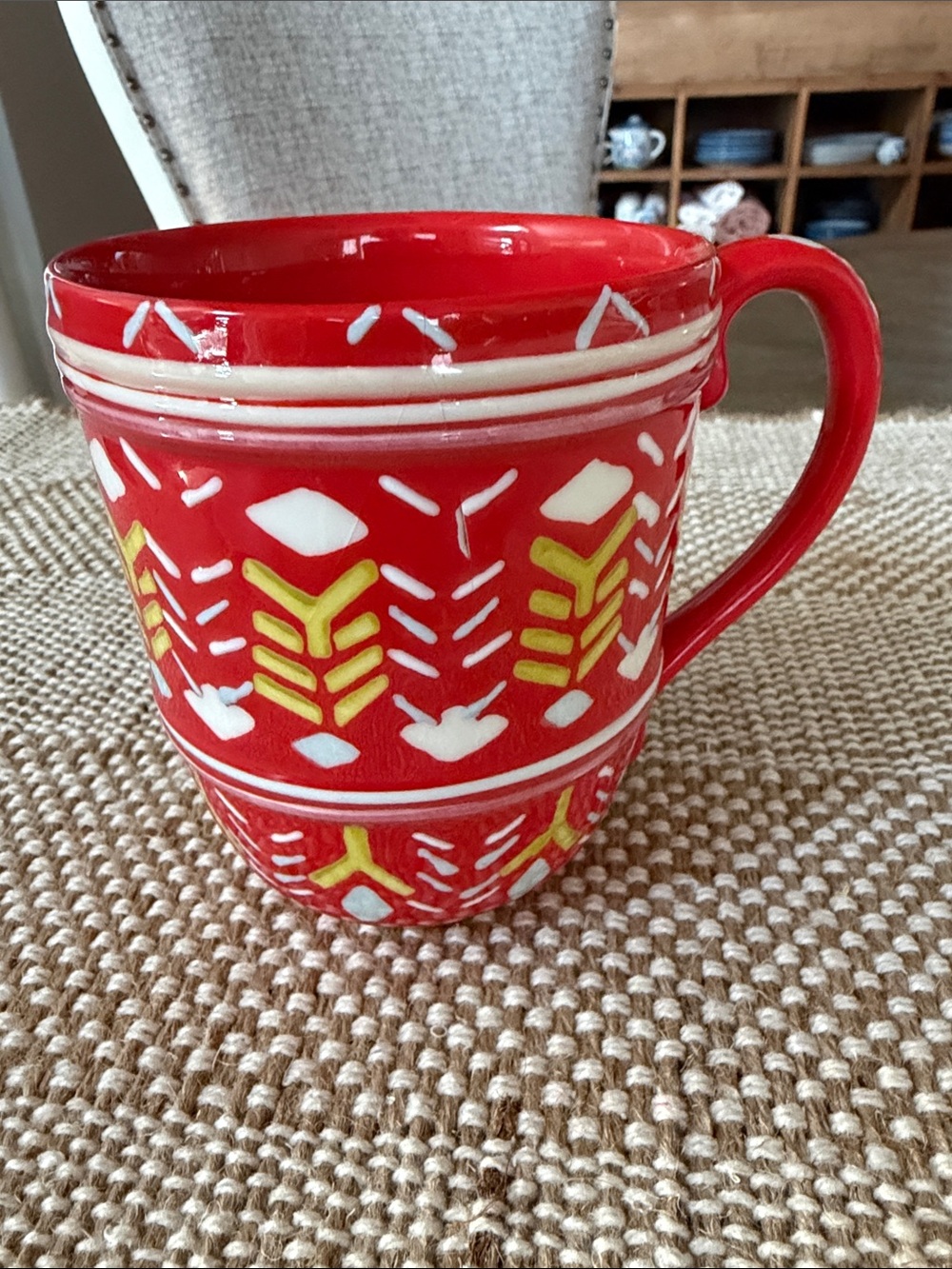 Anthropologie Orkney Ceramic Coffee Mug by